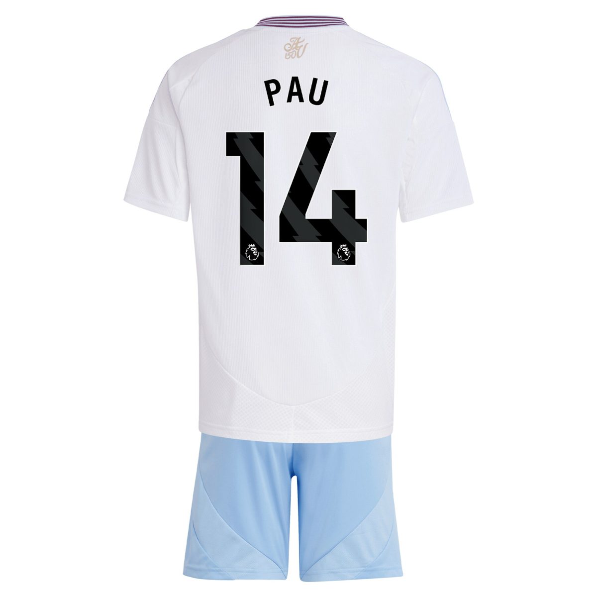 aston villa adidas away mini kit 2024-25 with pau 14 printing Collection - Official Aston Villa Kits