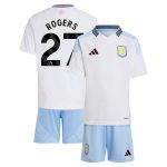 aston villa adidas away mini kit 2024-25 with rogers 27 printing Collection - Official Aston Villa Kits