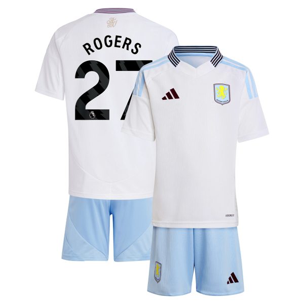 aston villa adidas away mini kit 2024-25 with rogers 27 printing Collection - Official Aston Villa Kits