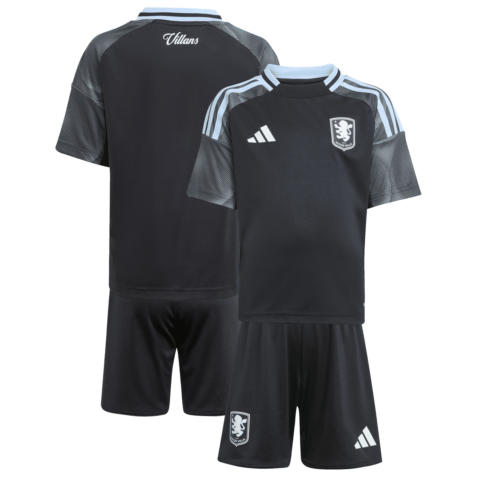 aston villa adidas away mini kit 2025-26 with custom printing Collection - Official Aston Villa Kits