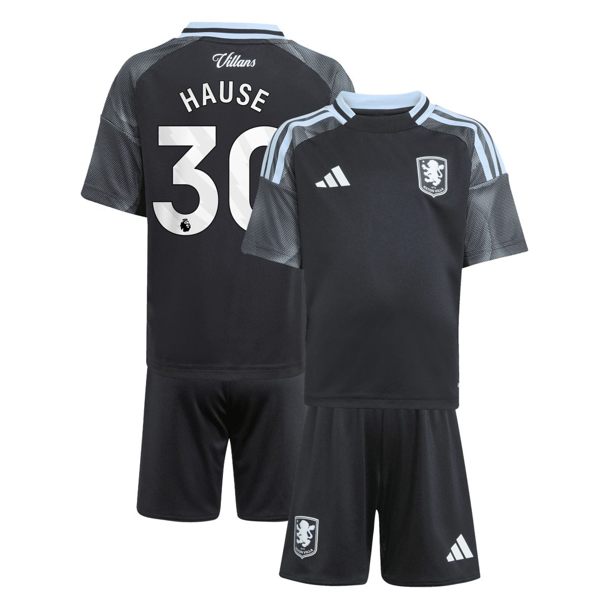 aston villa adidas away mini kit 2025-26 with hause 30 printing Collection - Official Aston Villa Kits