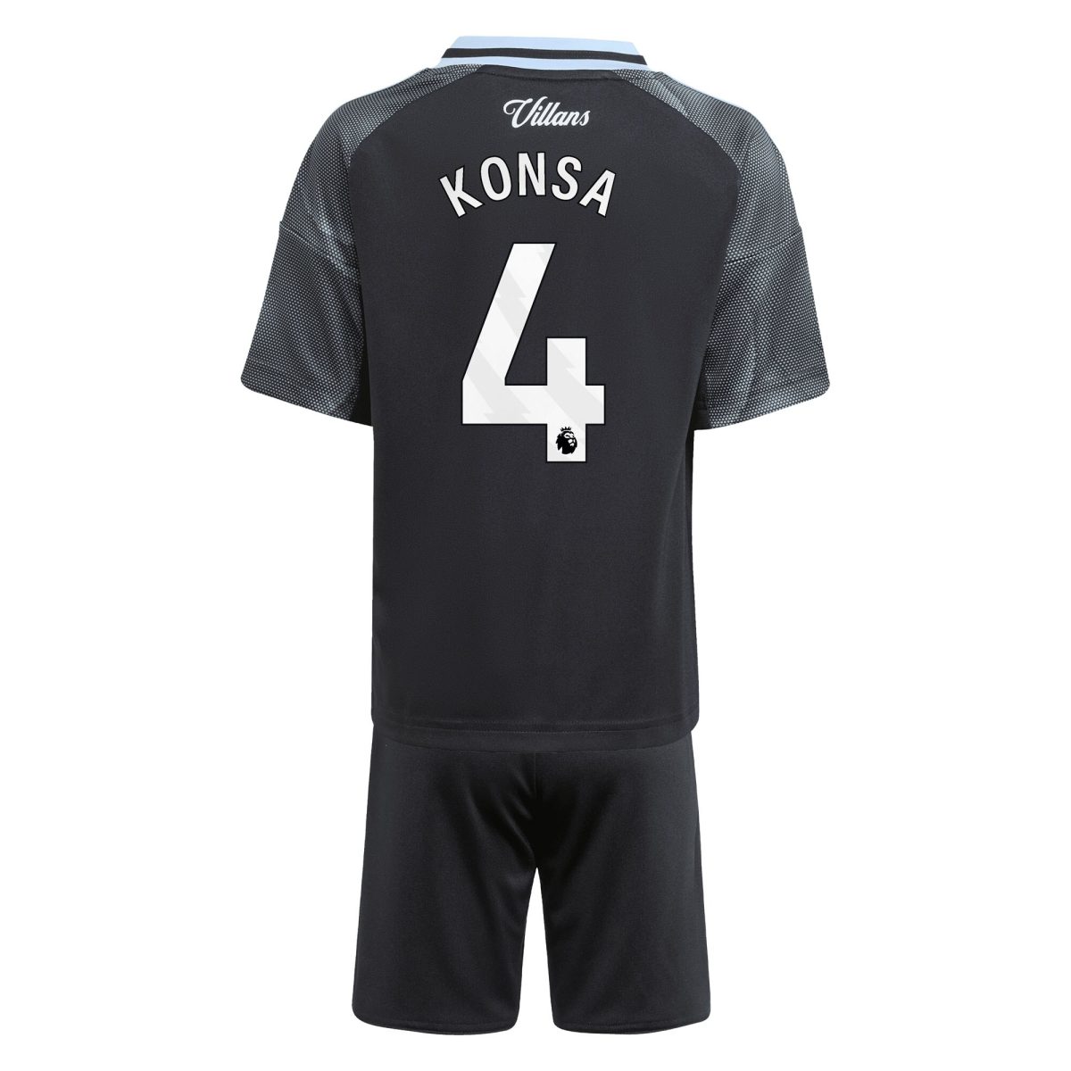 aston villa adidas away mini kit 2025-26 with konsa 4 printing Collection - Official Aston Villa Kits