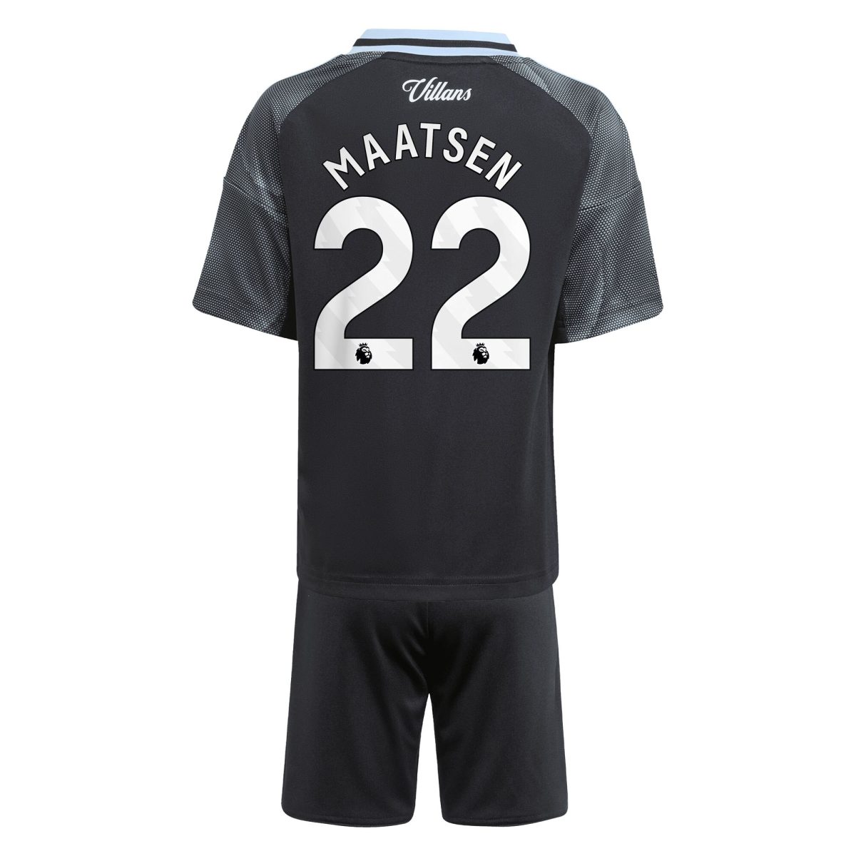 aston villa adidas away mini kit 2025-26 with maatsen 22 printing Collection - Official Aston Villa Kits