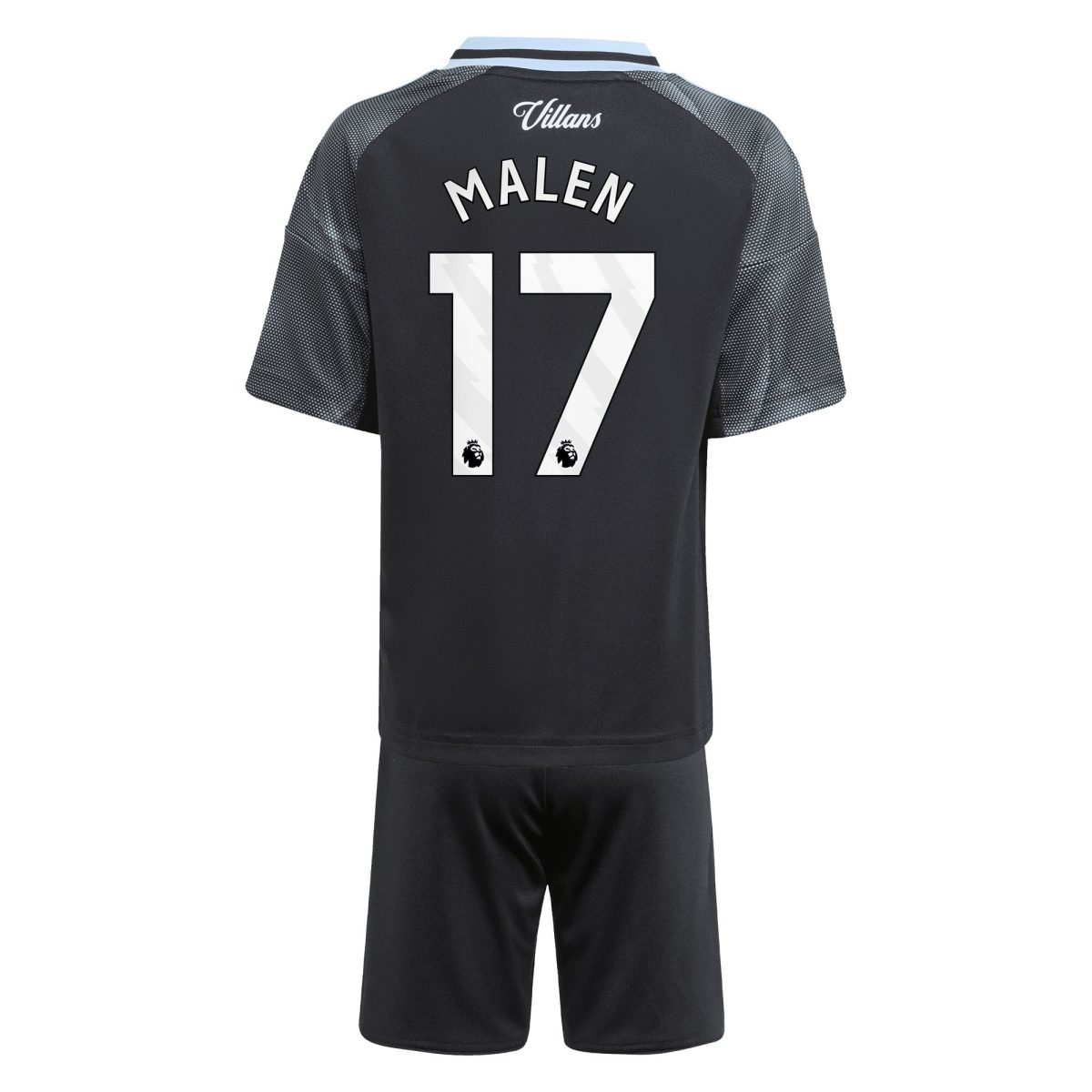 aston villa adidas away mini kit 2025-26 with malen 17 printing Collection - Official Aston Villa Kits