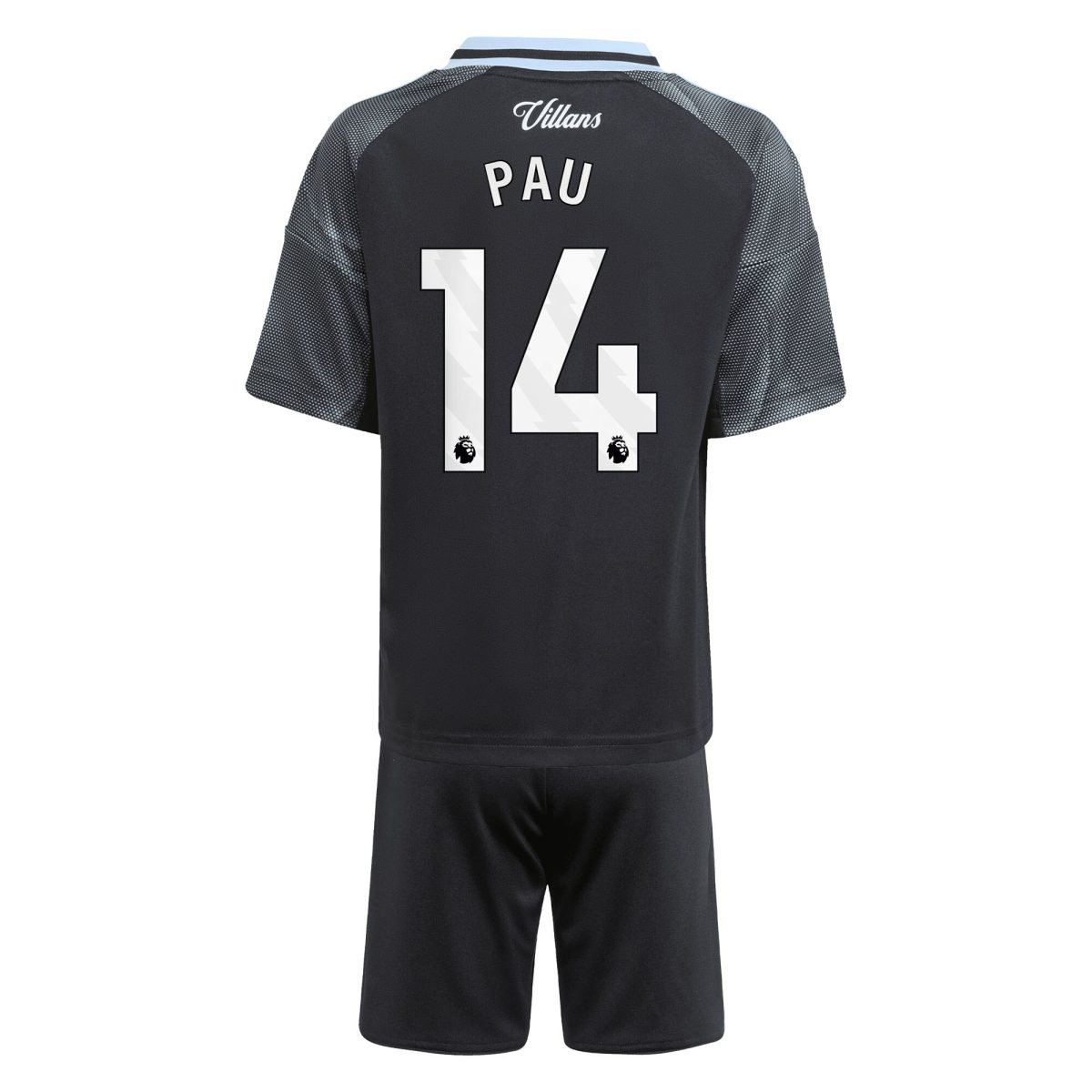 aston villa adidas away mini kit 2025-26 with pau 14 printing Collection - Official Aston Villa Kits