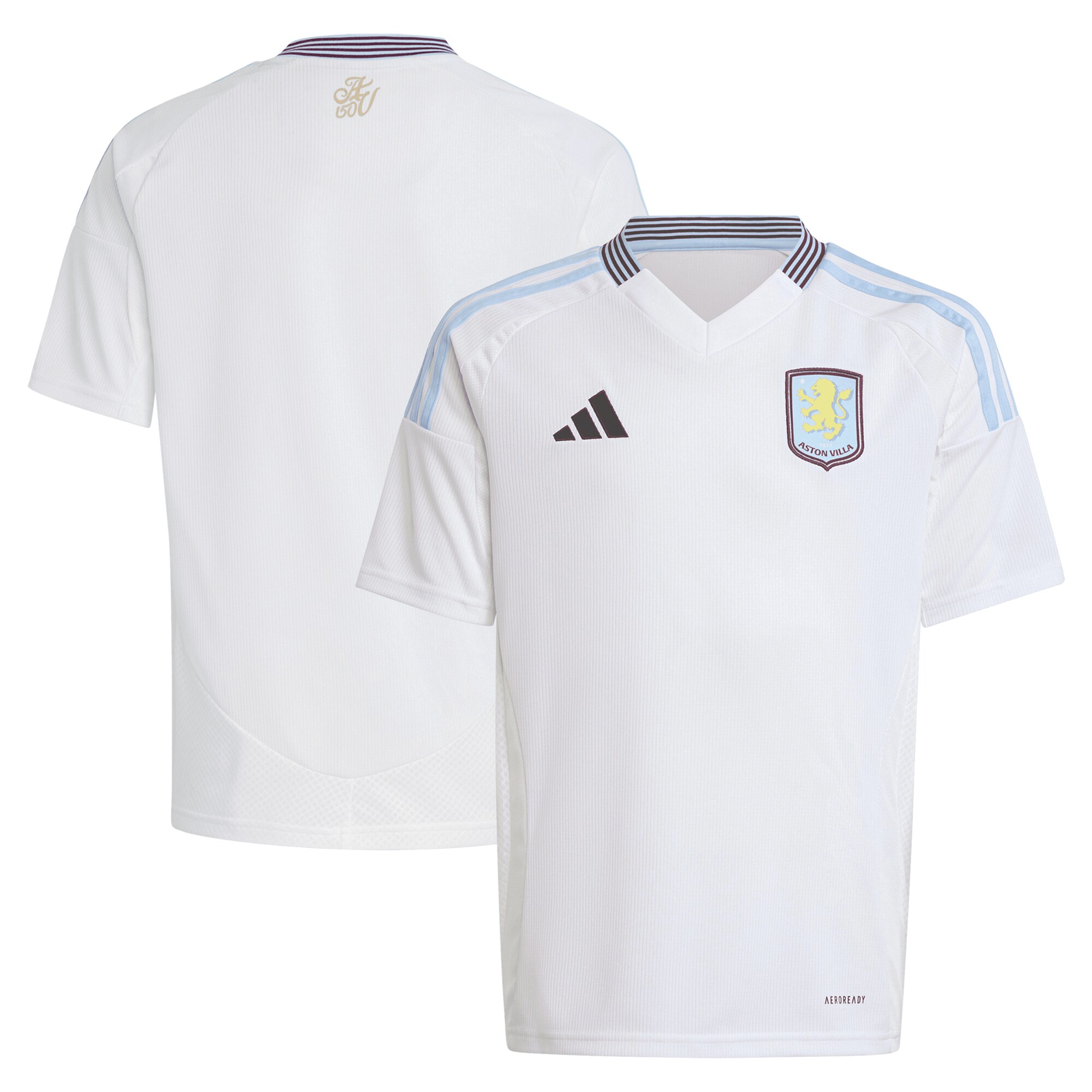 aston villa adidas away shirt 2024-25 – kids with custom printing Collection - Official Aston Villa Kits