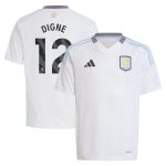 aston villa adidas away shirt 2024-25 – kids with digne 12 printing Collection - Official Aston Villa Kits