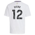 aston villa adidas away shirt 2024-25 – kids with digne 12 printing Collection - Official Aston Villa Kits