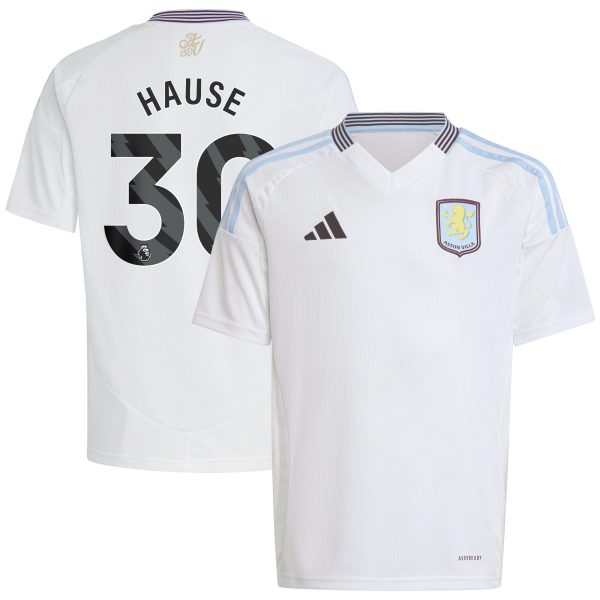 aston villa adidas away shirt 2024-25 – kids with hause 30 printing Collection - Official Aston Villa Kits