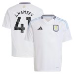 aston villa adidas away shirt 2024-25 – kids with j. ramsey 41 printing Collection - Official Aston Villa Kits