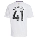 aston villa adidas away shirt 2024-25 – kids with j. ramsey 41 printing Collection - Official Aston Villa Kits