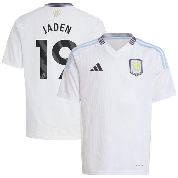 aston villa adidas away shirt 2024-25 – kids with jaden 19 printing Collection - Official Aston Villa Kits