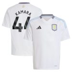 aston villa adidas away shirt 2024-25 – kids with kamara 44 printing Collection - Official Aston Villa Kits