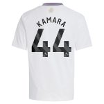 aston villa adidas away shirt 2024-25 – kids with kamara 44 printing Collection - Official Aston Villa Kits