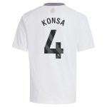 aston villa adidas away shirt 2024-25 – kids with konsa 4 printing Collection - Official Aston Villa Kits