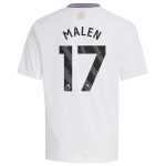 aston villa adidas away shirt 2024-25 – kids with malen 17 printing Collection - Official Aston Villa Kits