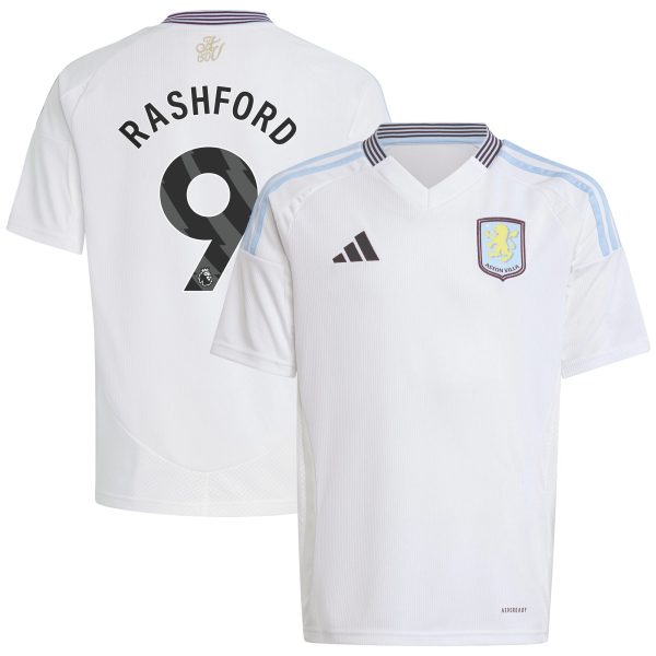 aston villa adidas away shirt 2024-25 – kids with rashford 9 printing Collection - Official Aston Villa Kits