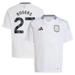 aston villa adidas away shirt 2024-25 – kids with rogers 27 printing Collection - Official Aston Villa Kits