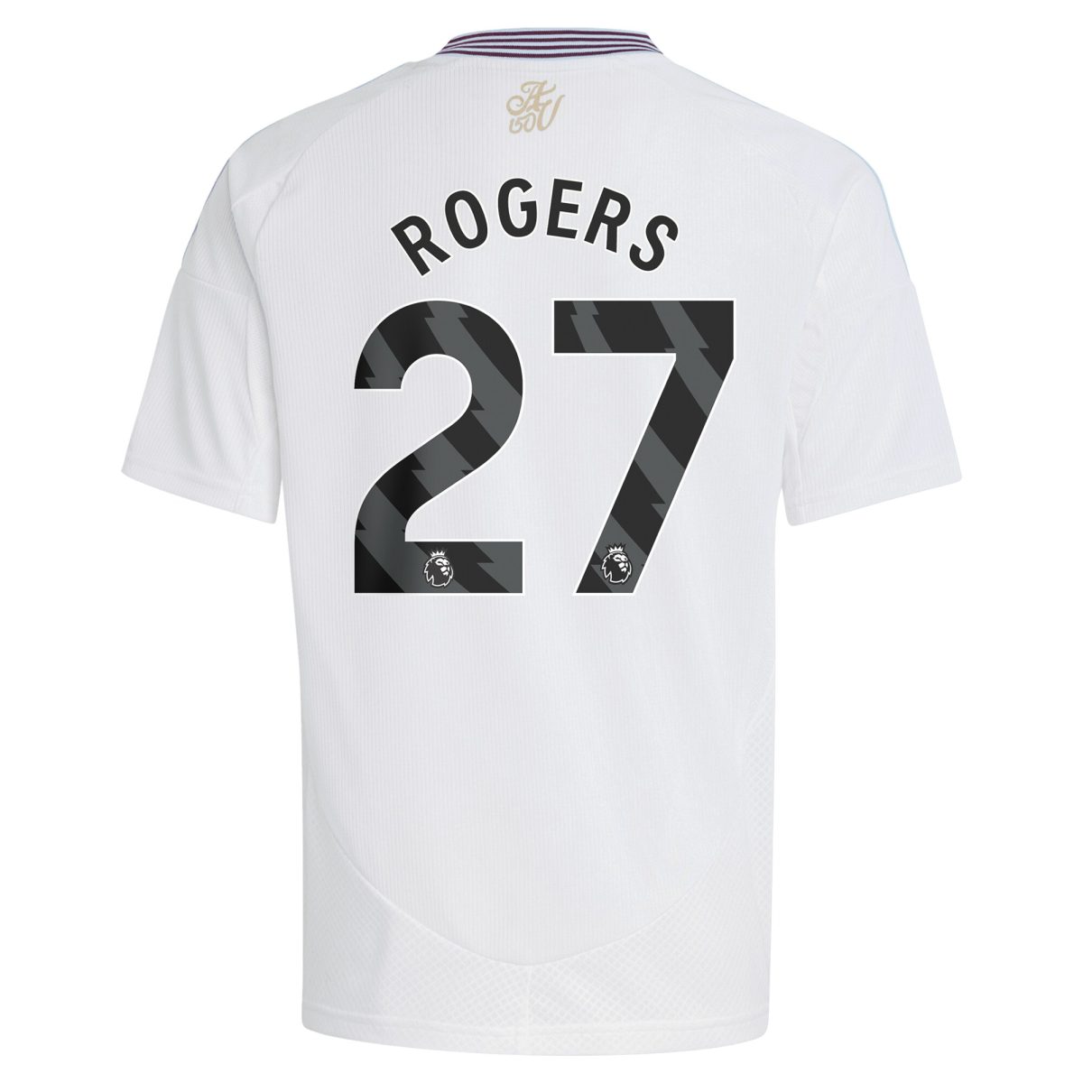 aston villa adidas away shirt 2024-25 – kids with rogers 27 printing Collection - Official Aston Villa Kits