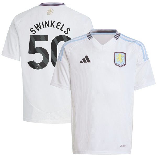 aston villa adidas away shirt 2024-25 – kids with swinkels 50 printing Collection - Official Aston Villa Kits