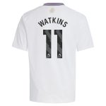 aston villa adidas away shirt 2024-25 – kids with watkins 11 printing Collection - Official Aston Villa Kits