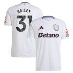 aston villa adidas away shirt 2024-25 with bailey 31 printing Collection - Official Aston Villa Kits
