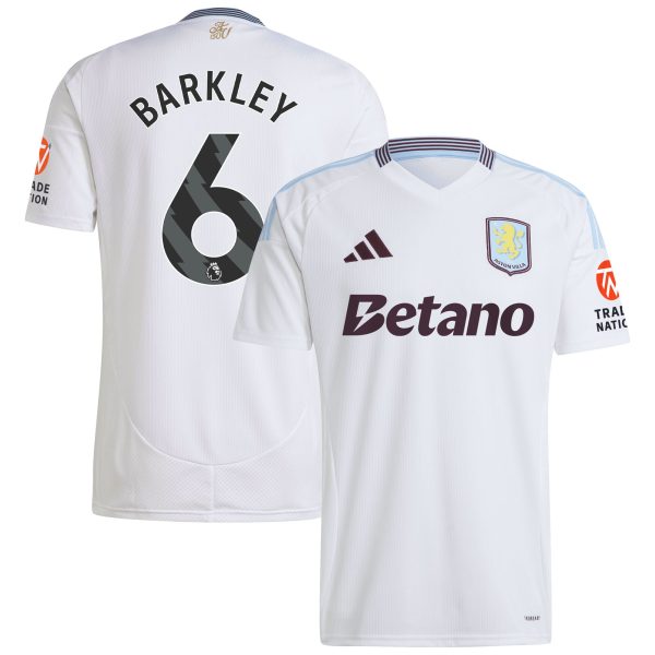 aston villa adidas away shirt 2024-25 with barkley 6 printing Collection - Official Aston Villa Kits