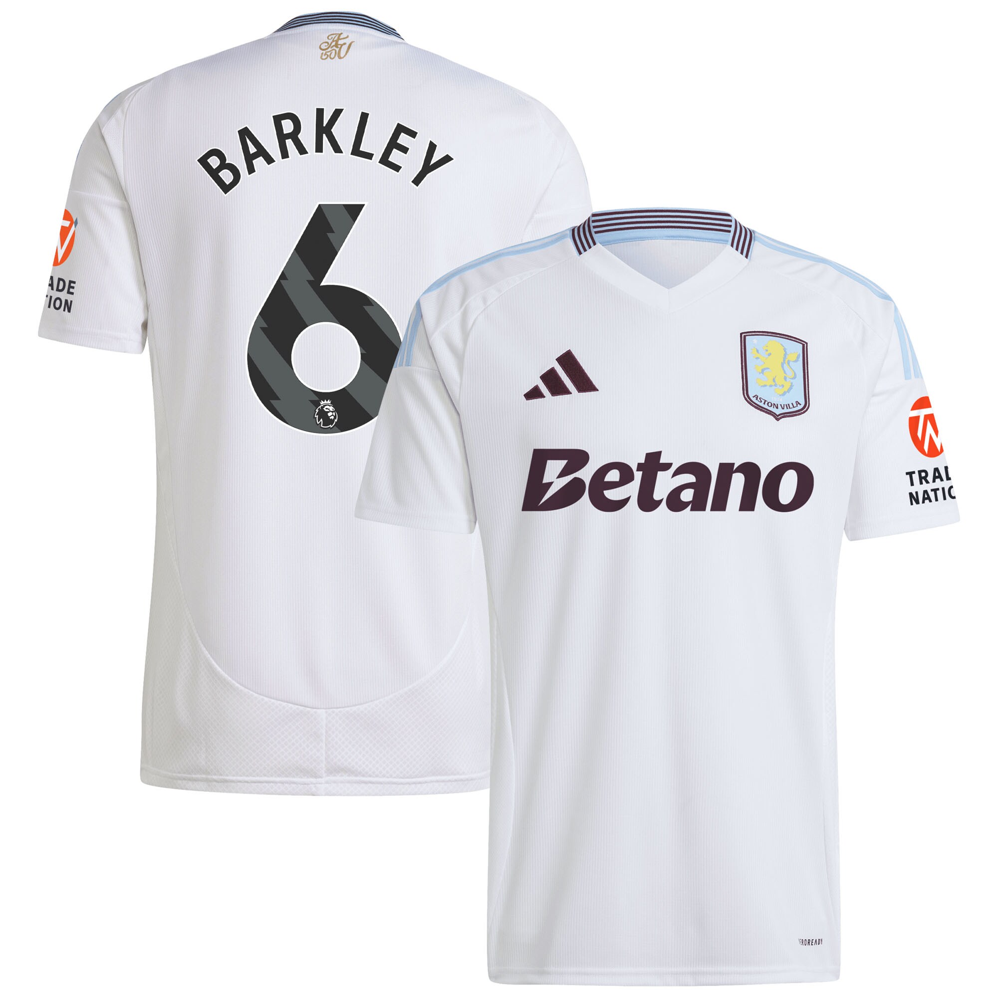 aston villa adidas away shirt 2024-25 with barkley 6 printing Collection - Official Aston Villa Kits