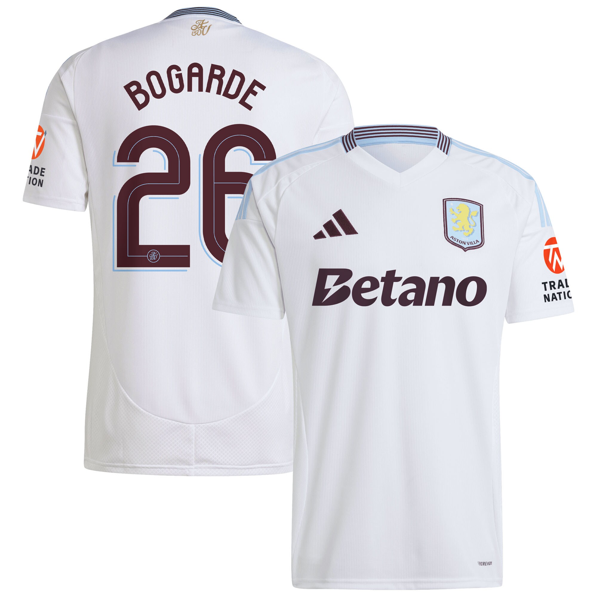 aston villa adidas away shirt 2024-25 with bogarde 26 cup printing Collection - Official Aston Villa Kits
