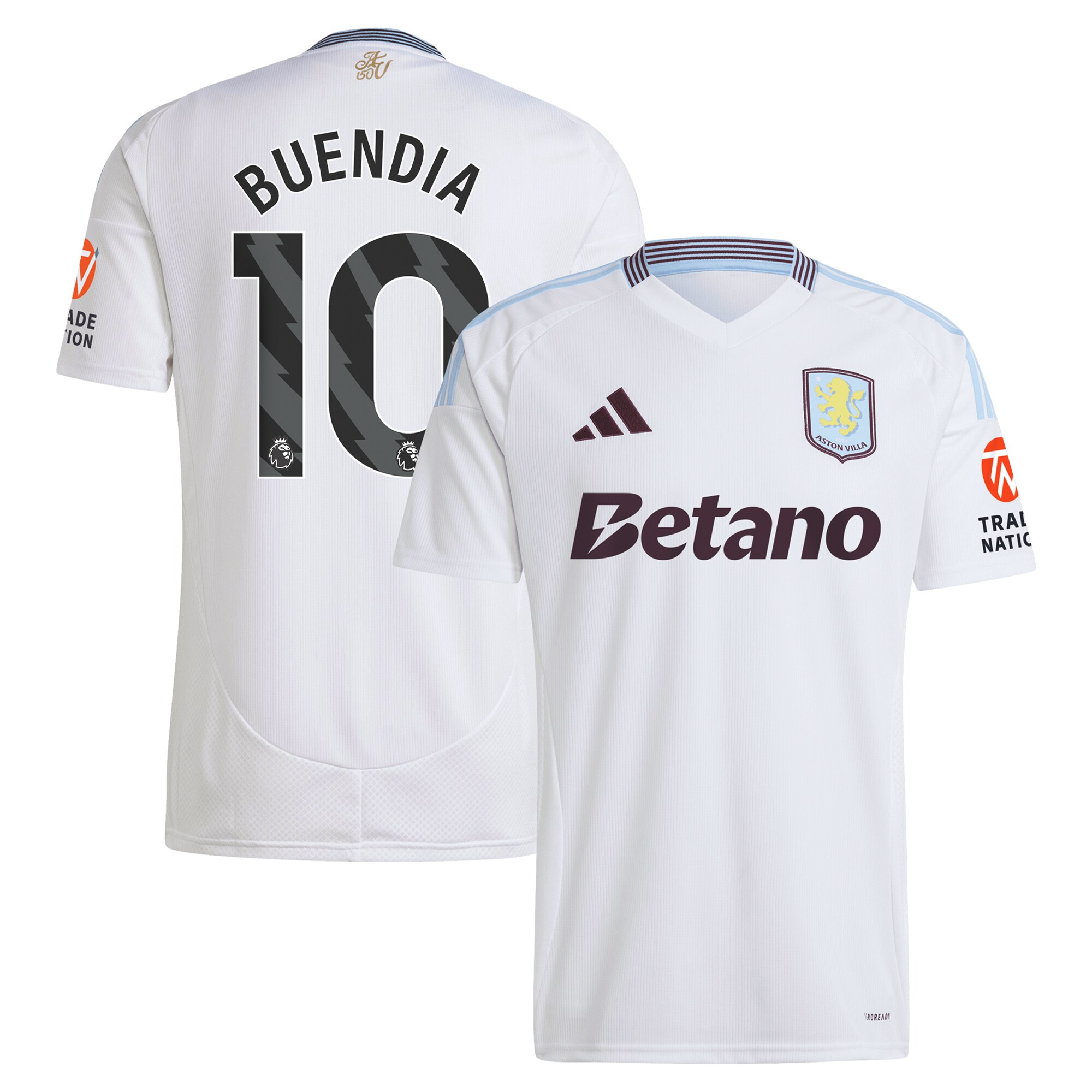 aston villa adidas away shirt 2024-25 with buendia 10 printing Collection - Official Aston Villa Kits
