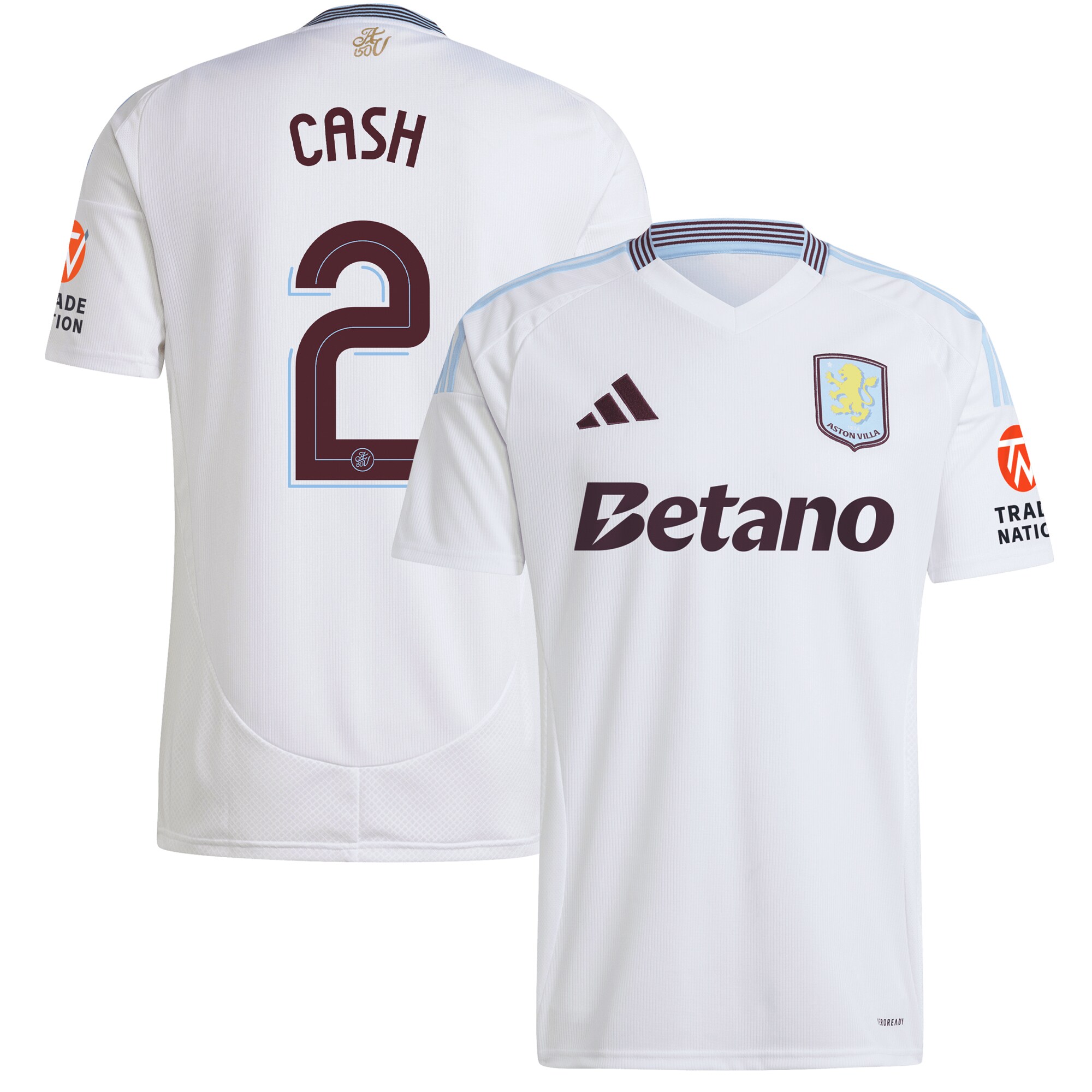 aston villa adidas away shirt 2024-25 with cash 2 cup printing Collection - Official Aston Villa Kits