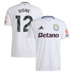 aston villa adidas away shirt 2024-25 with digne 12 printing Collection - Official Aston Villa Kits