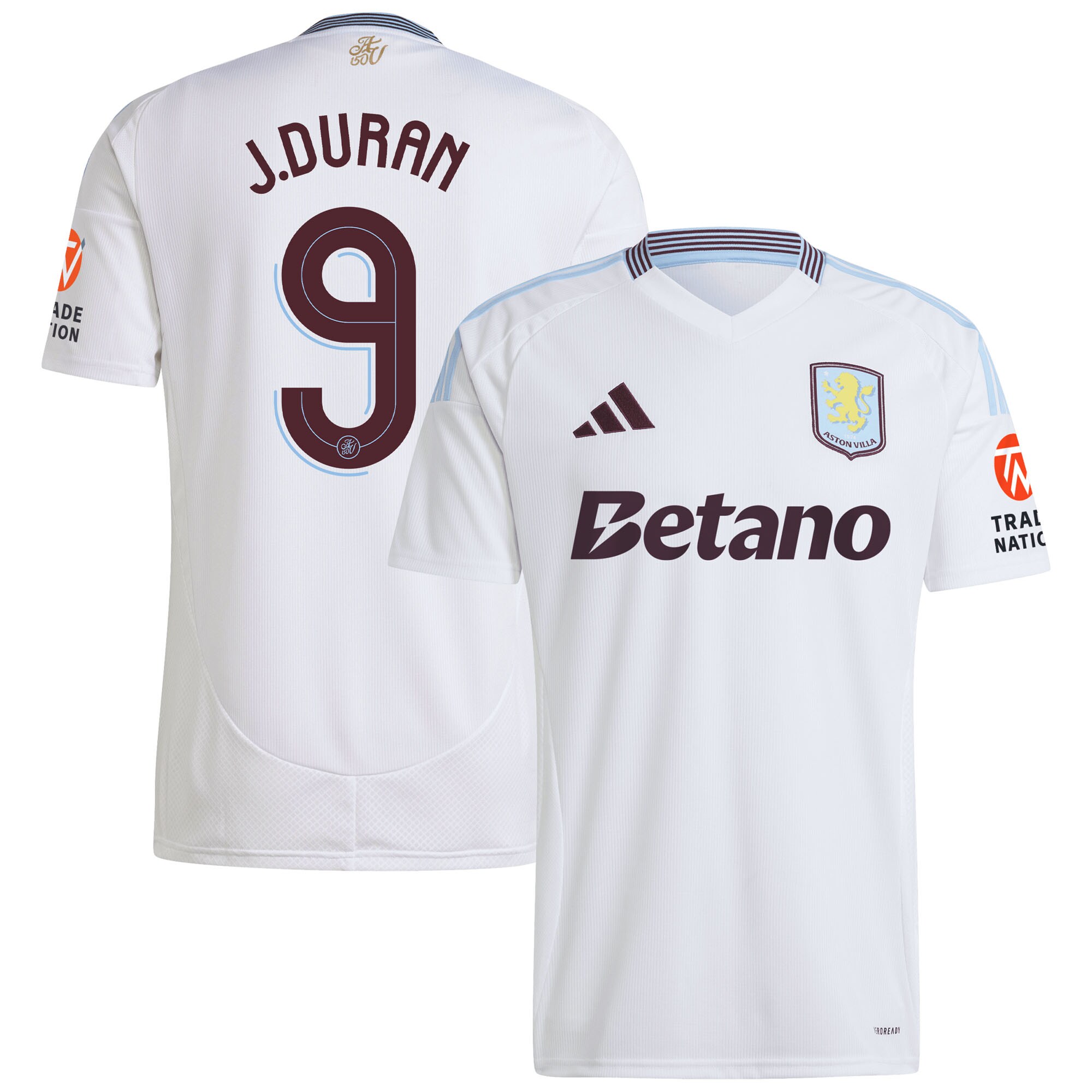 aston villa adidas away shirt 2024-25 with duran 9 cup printing Collection - Official Aston Villa Kits