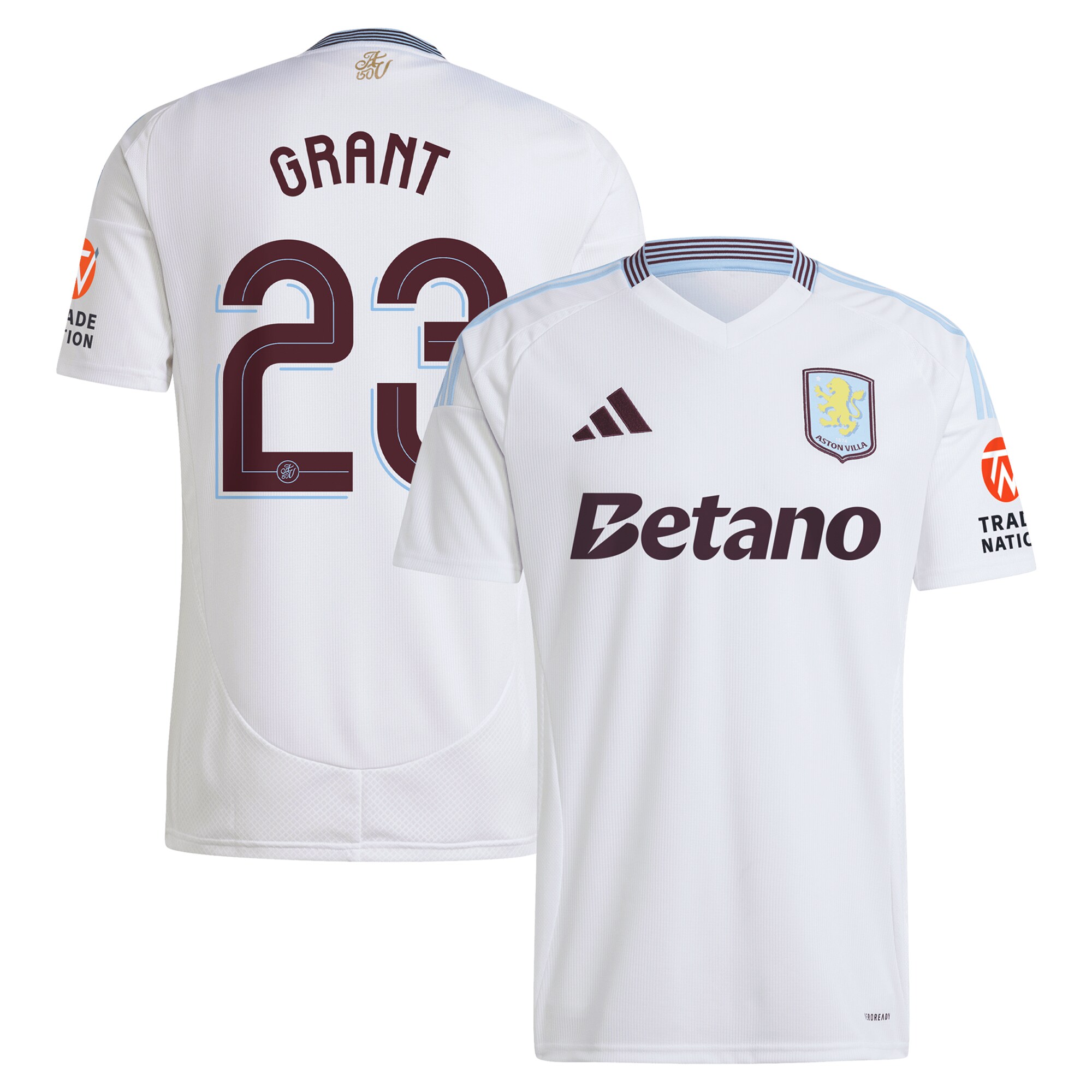 aston villa adidas away shirt 2024-25 with grant 23 cup printing Collection - Official Aston Villa Kits