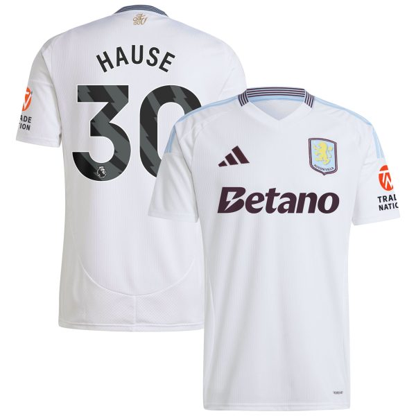 aston villa adidas away shirt 2024-25 with hause 30 printing Collection - Official Aston Villa Kits