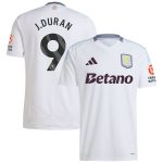 aston villa adidas away shirt 2024-25 with j.duran 9 printing Collection - Official Aston Villa Kits