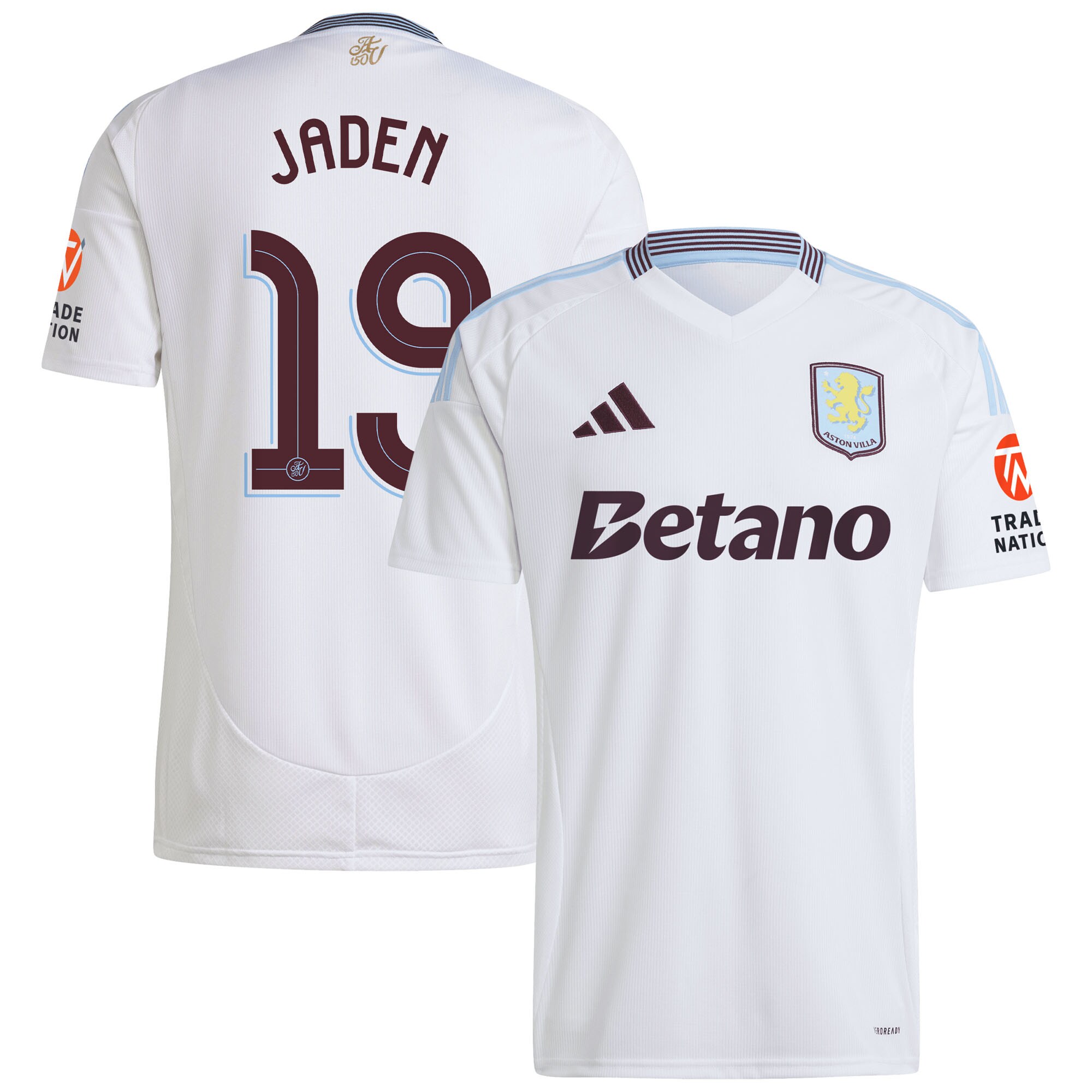 aston villa adidas away shirt 2024-25 with jaden 19 cup printing Collection - Official Aston Villa Kits