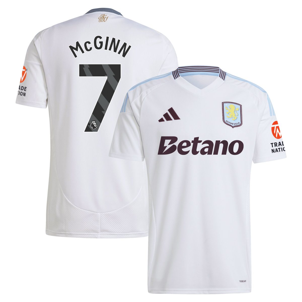 aston villa adidas away shirt 2024-25 with mcginn 7 printing Collection - Official Aston Villa Kits