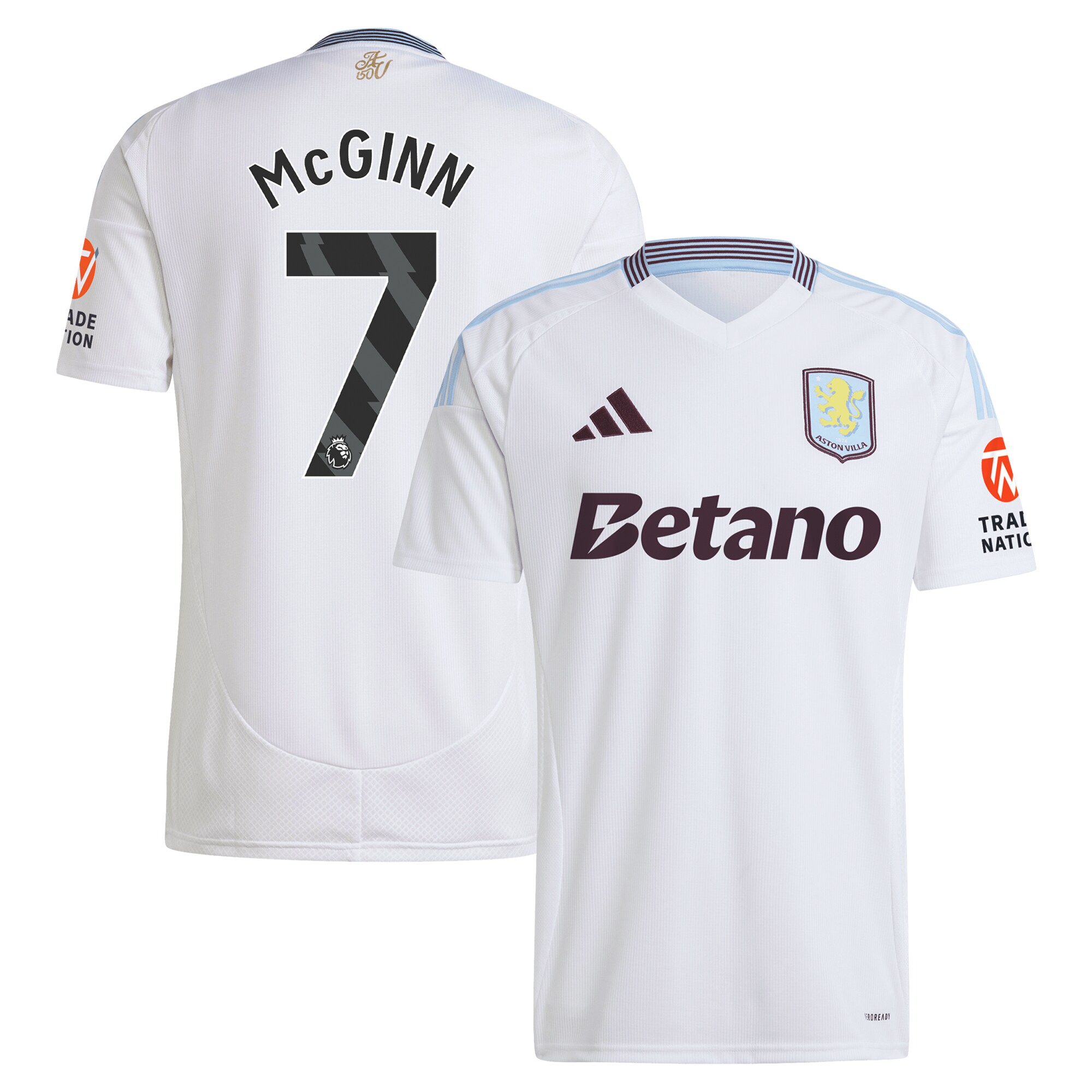 aston villa adidas away shirt 2024-25 with mcginn 7 printing Collection - Official Aston Villa Kits