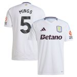 aston villa adidas away shirt 2024-25 with mings 5 printing Collection - Official Aston Villa Kits