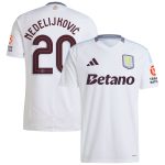 aston villa adidas away shirt 2024-25 with nedeljković 20 cup printing Collection - Official Aston Villa Kits