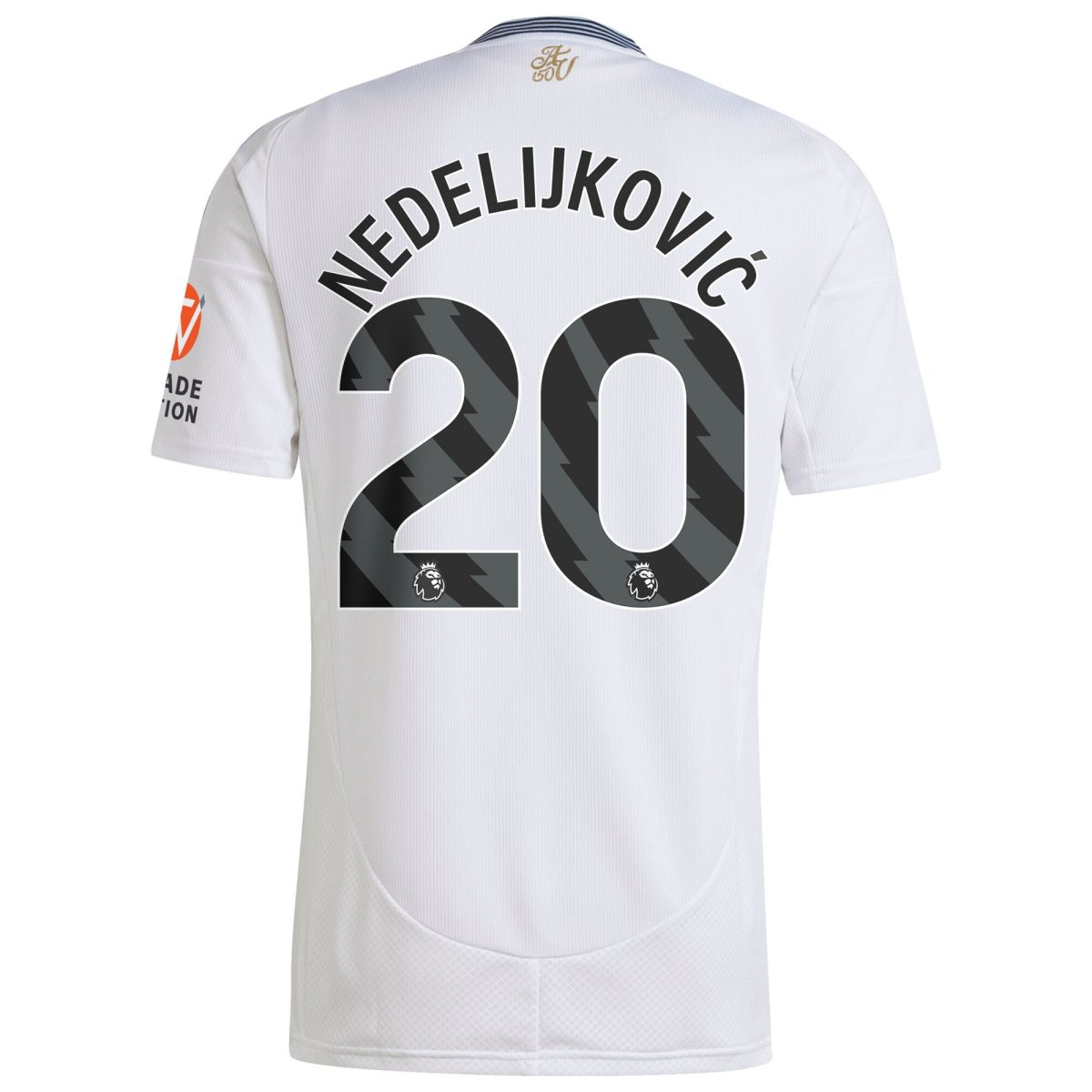 aston villa adidas away shirt 2024-25 with nedeljković 20 printing Collection - Official Aston Villa Kits