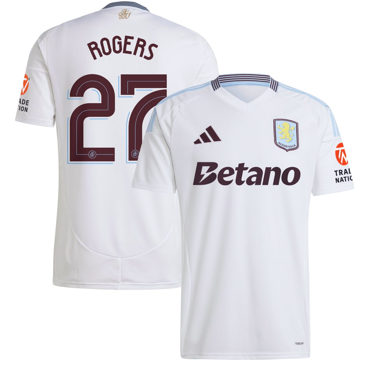aston villa adidas away shirt 2024-25 with rogers 27 cup printing Collection - Official Aston Villa Kits