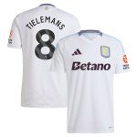 aston villa adidas away shirt 2024-25 with tielemans 8 printing Collection - Official Aston Villa Kits