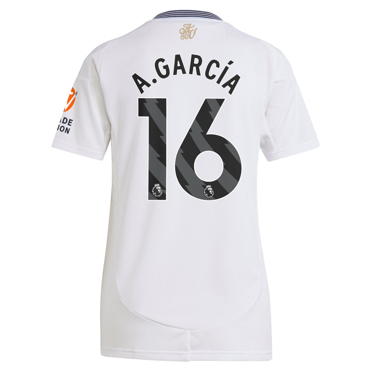 aston villa adidas away shirt 2024-25 – womens with a.garcía 16 printing Collection - Official Aston Villa Kits