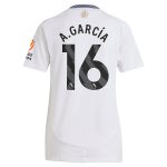 aston villa adidas away shirt 2024-25 – womens with a.garcía 16 printing Collection - Official Aston Villa Kits