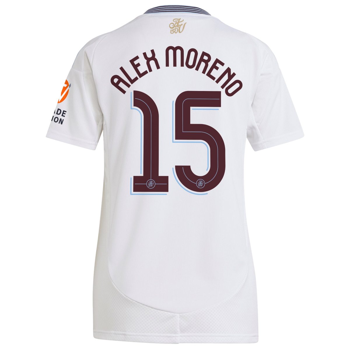 aston villa adidas away shirt 2024-25 – womens with alex moreno 15 cup printing Collection - Official Aston Villa Kits