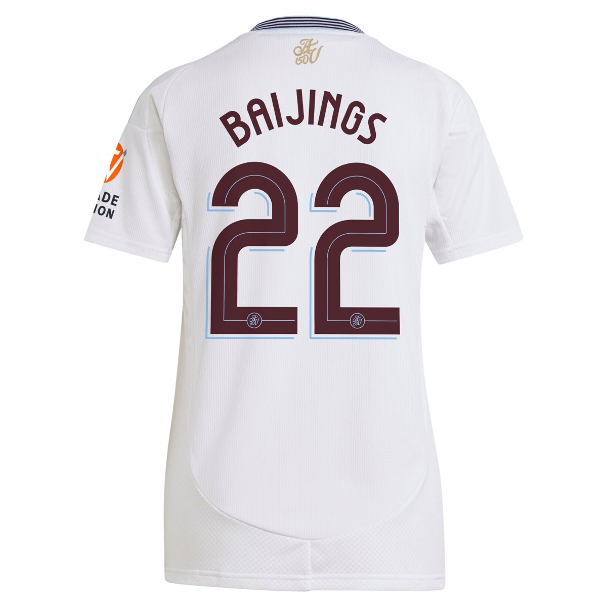 aston villa adidas away shirt 2024-25 – womens with baijings 22 cup printing Collection - Official Aston Villa Kits