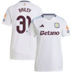 aston villa adidas away shirt 2024-25 – womens with bailey 31 cup printing Collection - Official Aston Villa Kits