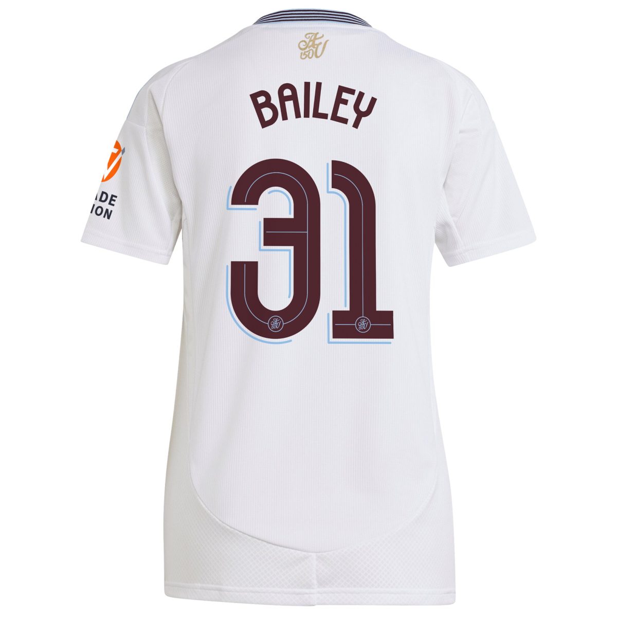aston villa adidas away shirt 2024-25 – womens with bailey 31 cup printing Collection - Official Aston Villa Kits